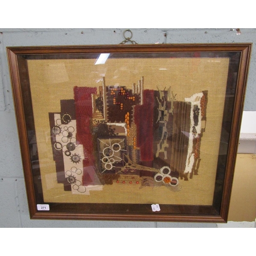 271 - Framed tapestry