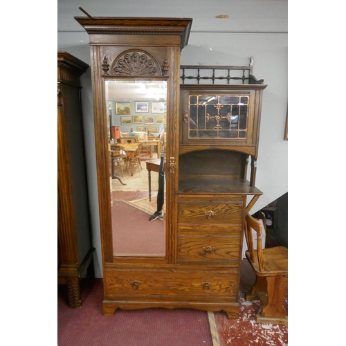 334 - Fine Arts & Crafts Liberty-style cabinet by Elliston & Cavell of Oxford - Size approx: W: 12... 