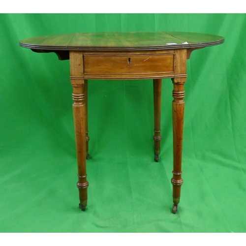 344 - Small early 19thC drop leaf table