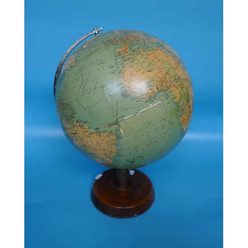 366 - Large vintage globe - Approx height: 47cm