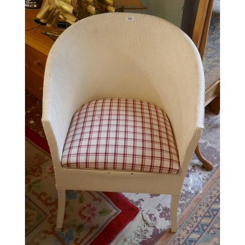 383 - Lloyd loom armchair 