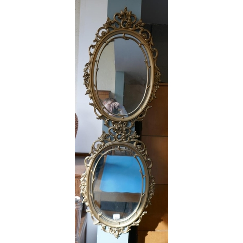 404 - Pair of gilt frame mirrors