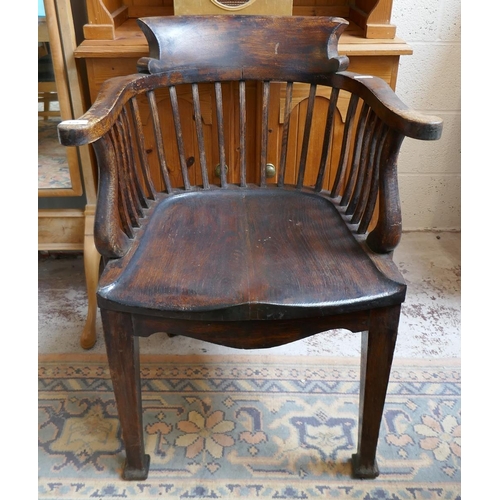 429 - Oak armchair