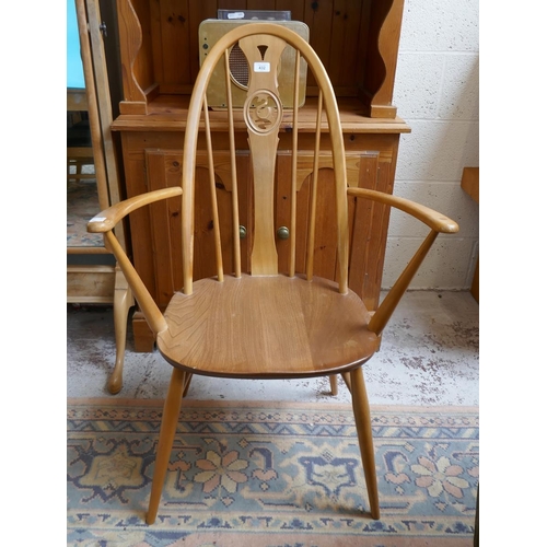 432 - Ercol armchair - Swan