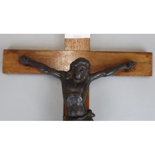 103 - Crucifix bronze Jesus