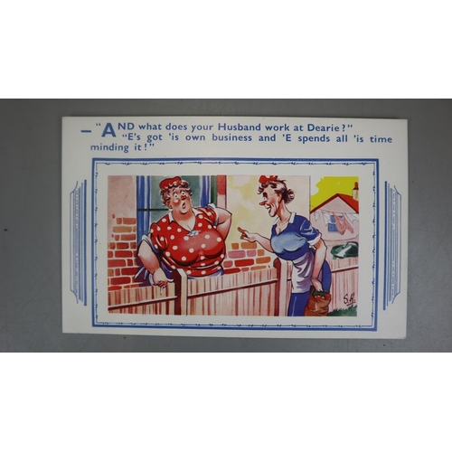 131 - Collection of postcards - Saucy seaside