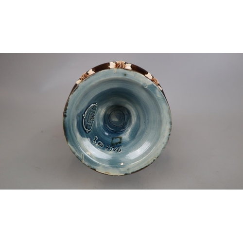 140 - Glazed vase - Approx height: 27cm