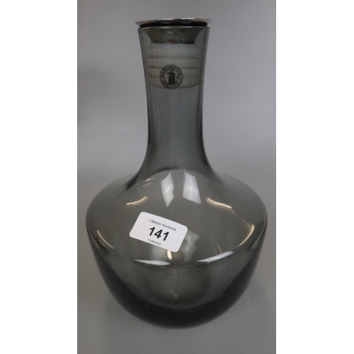 141 - Collection of glass to include hand blown vase