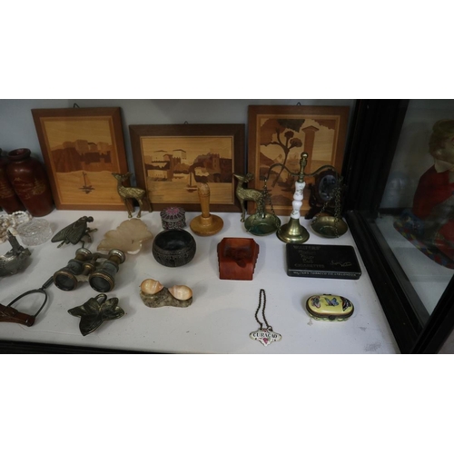 145 - Collectables, to include Japanese Vases, plus Tortoiseshell Card/Cig Case, Metal Advertising tin plu... 