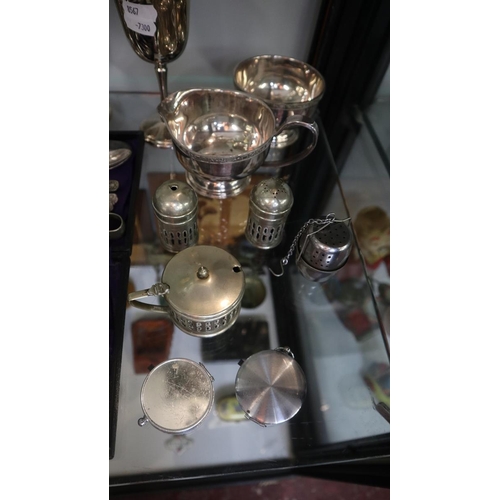 148 - Collection of silver plate