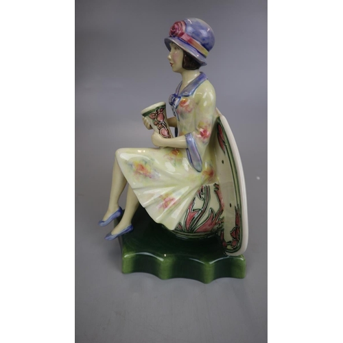 156 - Peggy Davies figurine of Charlotte Rhead L/E 798/950 by Kevin Francis