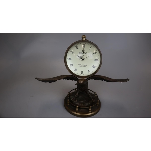 161 - 2 desk clocks in the form of birds