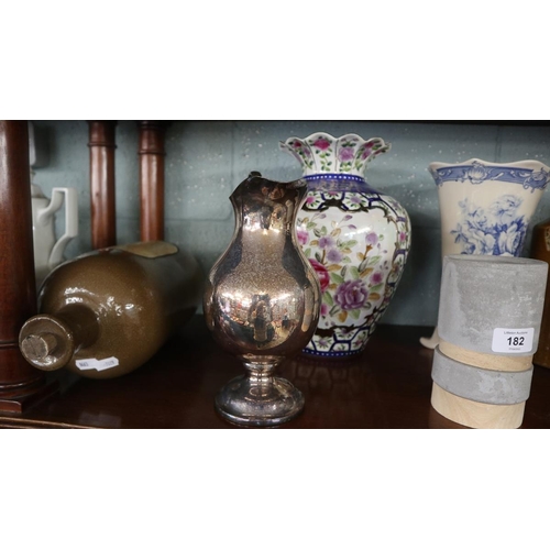 182 - Collectables to include stoneware vases etc