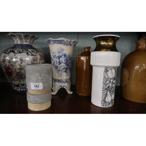 182 - Collectables to include stoneware vases etc