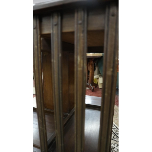 197 - Edwardian revolving bookcase