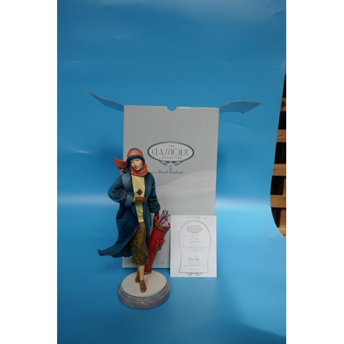 214 - 7 Royal Doulton Classique boxed figurines