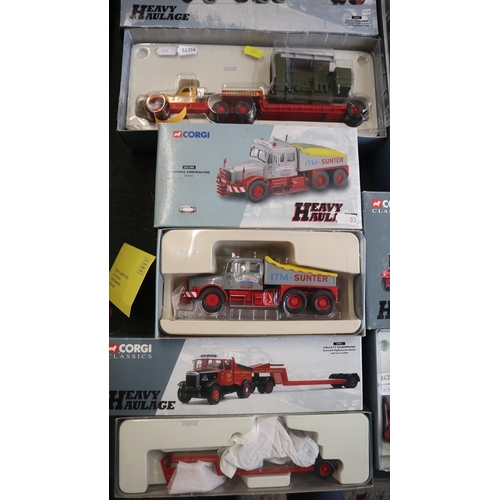 256 - Corgi Classics - Heavy Haulage Elliot’s of York 55501 Sunter Bros Ltd 17602 Sunters CC12302 Siddle C... 