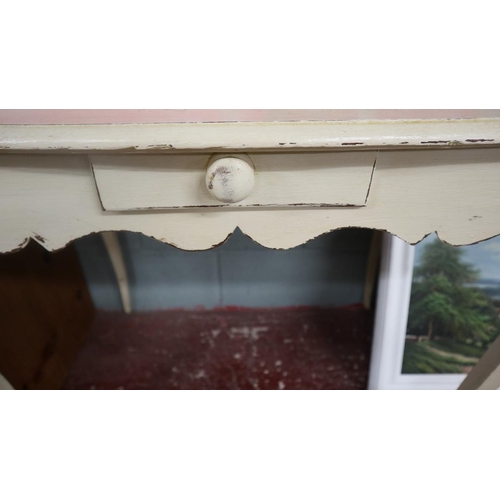 279 - Antique painted French side table