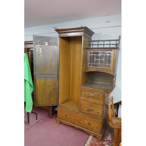 334 - Fine Arts & Crafts Liberty-style cabinet by Elliston & Cavell of Oxford - Size approx: W: 12... 