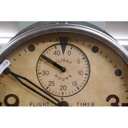 350 - Aviation style wall clock