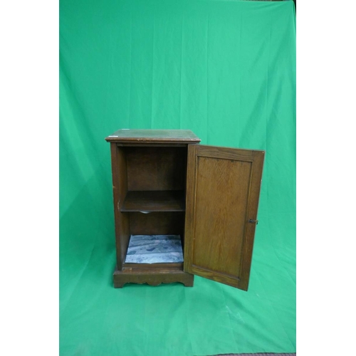 367 - Oak pot cupboard