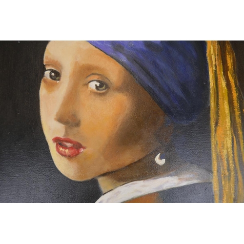 373 - 3 oil paintings - Portraits