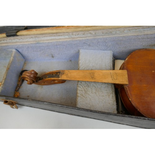 403 - Collection of violins A/F