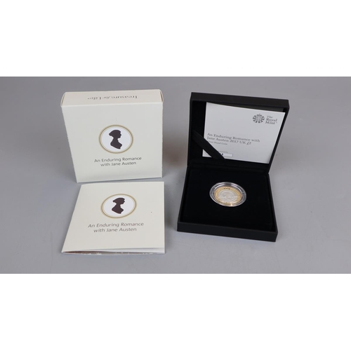 117 - Enduring Romance with Jane Austen £2 silver proof coin