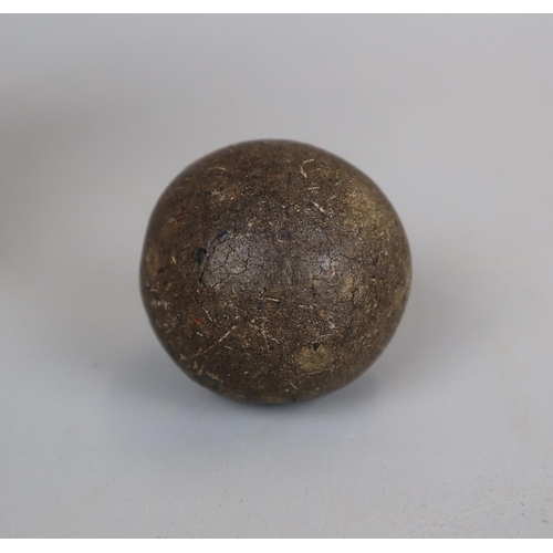 141 - Antique Scottish smooth Gutta Percha 'Gutty' golf ball Circa 1850