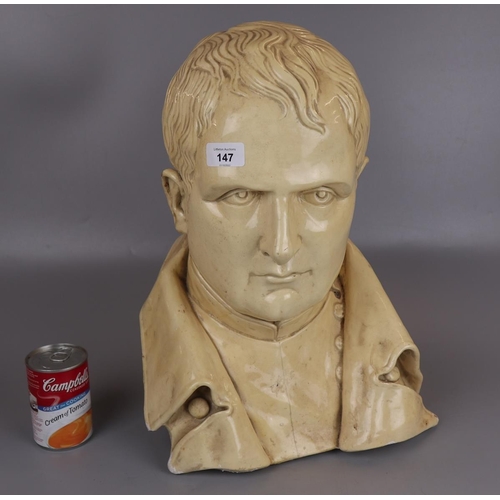 147 - Large porcelain bust of Napoleon - Approx height: 45cm