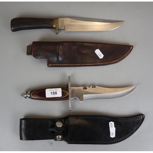 188 - Two sheath knives