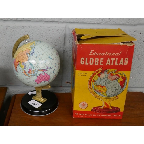 292 - Vintage Chad Valley globe