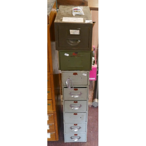 321 - Metal index drawers