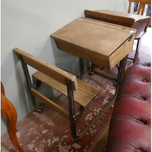 377 - Vintage school desk