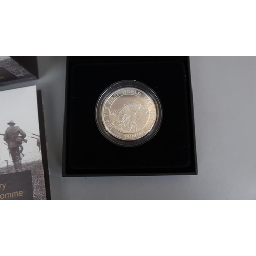 100 - 100th anniversary Battle of The Somme (2016) UK £5 silver proof coin