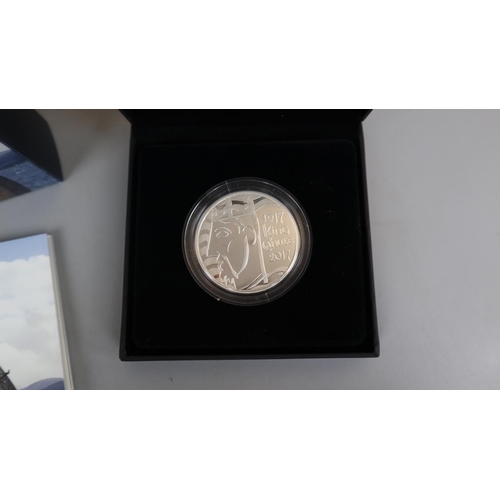 103 - 1000th anniversary - Coronation of King Canute (2017) UK £5 silver proof coin