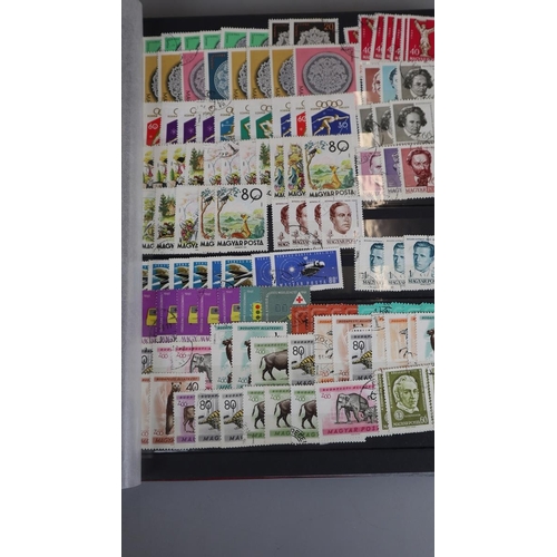 121 - Stamps - Hungary duplicated in stock book