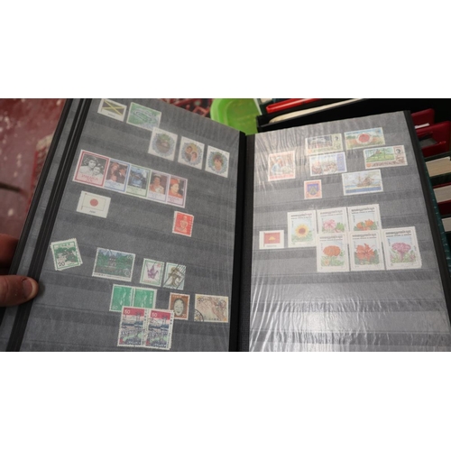 128 - Stamps - World in 13 albums/stock books plus envelopes.