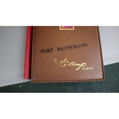 132 - Stamps - Australia in 4 albums and stock book