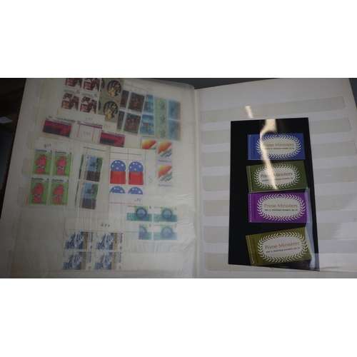 132 - Stamps - Australia in 4 albums and stock book