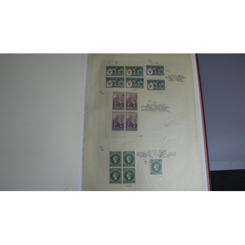 132 - Stamps - Australia in 4 albums and stock book