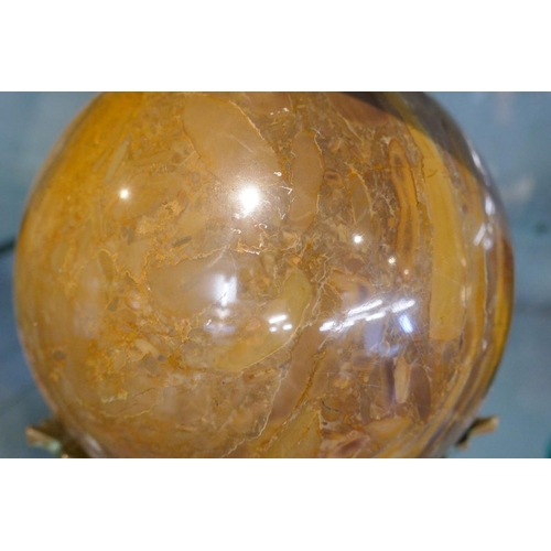 161 - Large Grand Tour marble sphere - Approx height: 22.5cm