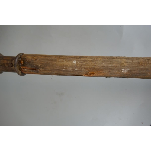 198 - 18thC sergeant spontoon pole arm