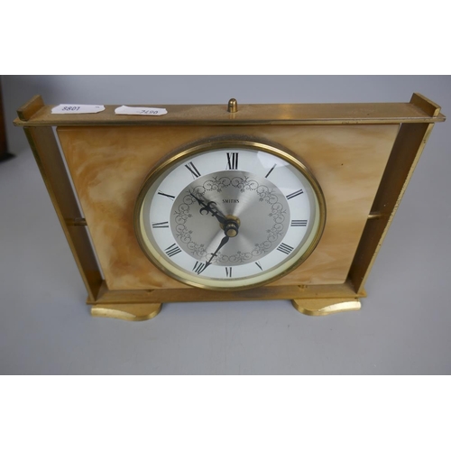 222 - Collection of four Smiths clocks - 3 mechanical and one quartz