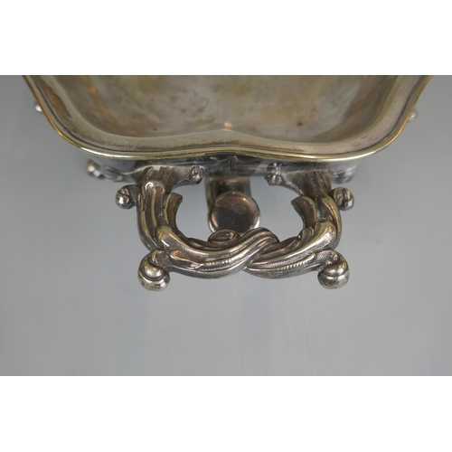 225 - Antique silver plated meat dish