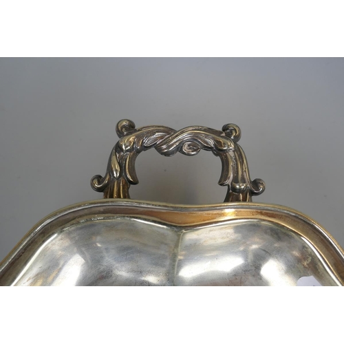 225 - Antique silver plated meat dish