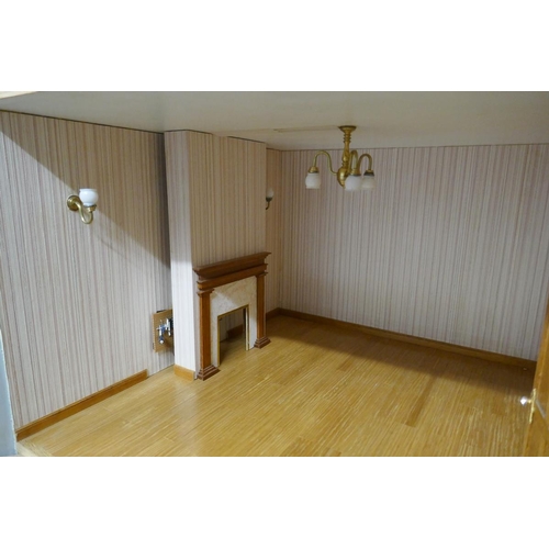 233 - Large Dolls house with furniture