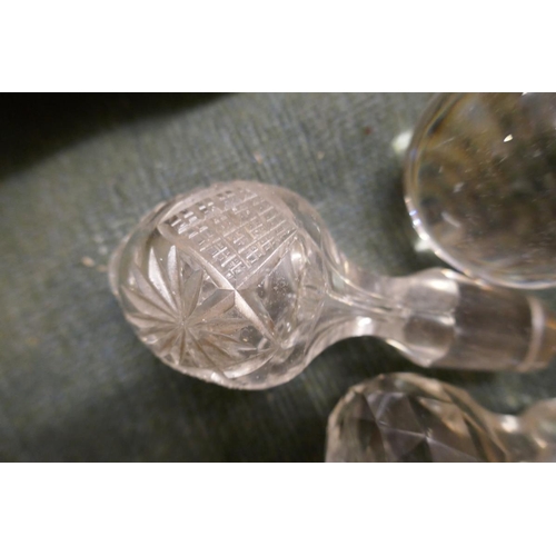 242 - Collection of glass decanter stoppers