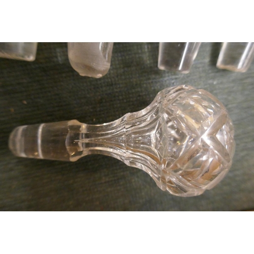 242 - Collection of glass decanter stoppers