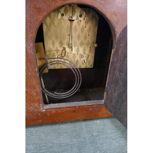 246 - Two mantle clocks with collection of clock parts